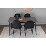 Rectangular dining set (tempe, polar)