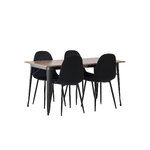 Rectangular dining set (tempe, polar)