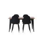 Rectangular dining set (tempe, polar)