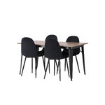 Rectangular dining set (tempe, polar)