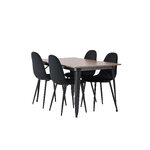 Rectangular dining set (tempe, polar)