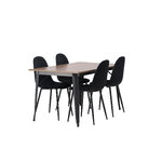 Rectangular dining set (tempe, polar)