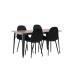 Rectangular dining set (tempe, polar)