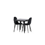 Rectangular dining set (tempe, polar)