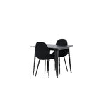 Rectangular dining set (tempe, polar)