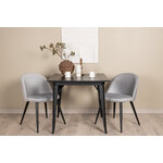 Rectangular dining set (tempe, velvet)