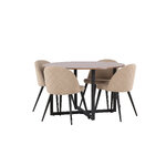 Round dining set (durango, velvet)