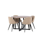 Round dining set (durango, velvet)