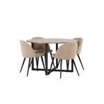 Round dining set (durango, velvet)