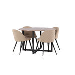 Round dining set (durango, velvet)