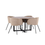 Round dining set (durango, berit)