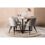 Round dining set (durango, velvet)