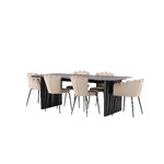 Rectangular dining set (vail, limhamn)