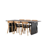 Rectangular dining set (vail, sanjos)