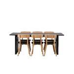 Rectangular dining set (vail, sanjos)