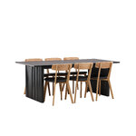 Rectangular dining set (vail, sanjos)