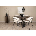 Round dining set (stone round, chico)