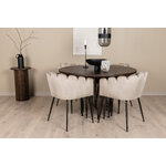 Round dining set (stone round, limhamn)