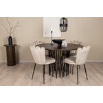 Round dining set (stone round, limhamn)