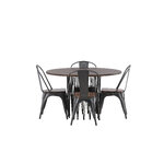 Round dining set (stone round, tempe)