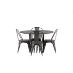 Round dining set (stone round, tempe)