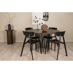 Round dining set (stone round, ursholmen)