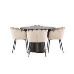 Round dining set (olivia, limhamn)