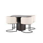 Round dining set (olivia, simrishamn)