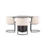 Round dining set (olivia, simrishamn)