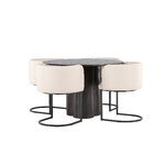 Round dining set (olivia, simrishamn)