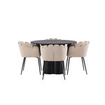 Round dining set (olivia, limhamn)