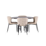 Round dining set (copenhagen, modesto)