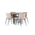 Round dining set (copenhagen, modesto)