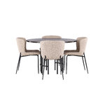 Round dining set (copenhagen, modesto)