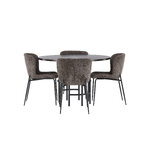 Round dining set (copenhagen, modesto)