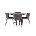 Round dining set (copenhagen, modesto)