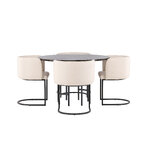 Round dining set (copenhagen, simrishamn)