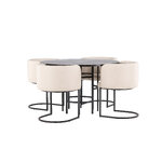 Round dining set (copenhagen, simrishamn)