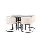 Round dining set (copenhagen, simrishamn)