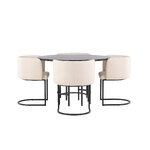 Round dining set (copenhagen, simrishamn)