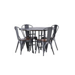 Round dining set (copenhagen, tempe)