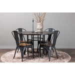 Round dining set (copenhagen, tempe)