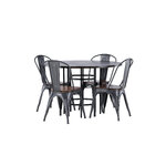 Round dining set (copenhagen, tempe)