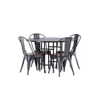 Round dining set (copenhagen, tempe)