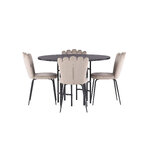 Round dining set (copenhagen, limhamn)