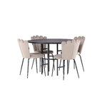 Round dining set (copenhagen, limhamn)