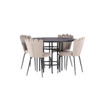 Round dining set (copenhagen, limhamn)