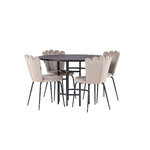 Round dining set (copenhagen, limhamn)