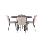 Round dining set (copenhagen, limhamn)