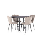 Round dining set (copenhagen, limhamn)